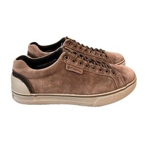 Columbia Men's Vulc Camp 4 OMNI-HEAT Sneakers Size 9 M Taupe Brown Suede